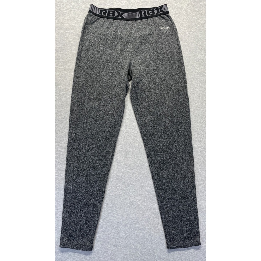 RBX Active Pants Womens Medium Gray Space Dye Stretch Athletic Gym Training Yoga